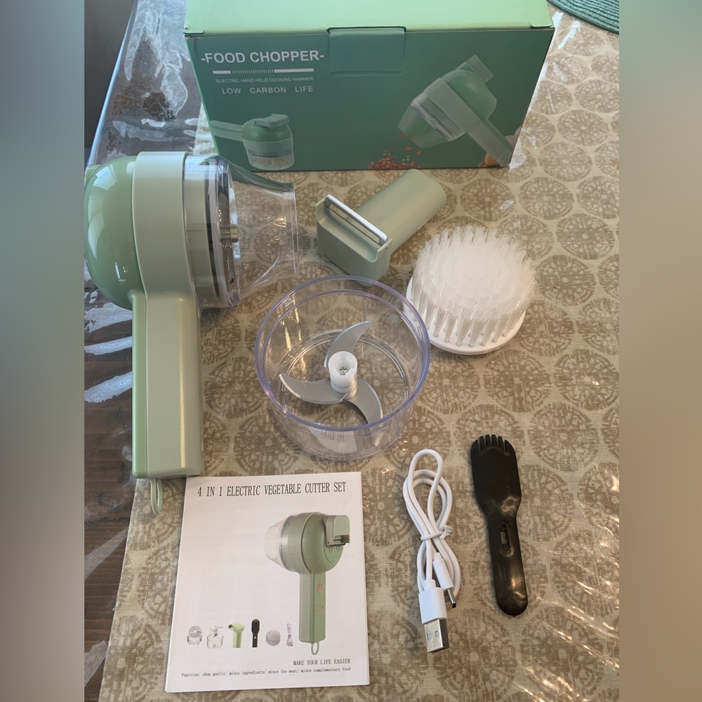 Food processor New Food chopper Green Vegetable chopper multiple functions
